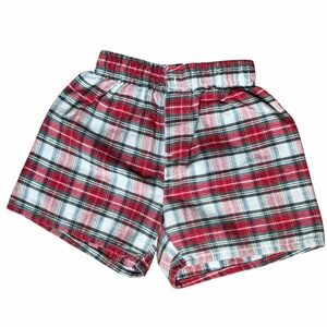 Vintage Gold Bug boys toddler plaid boxer shorts size 18/24 months